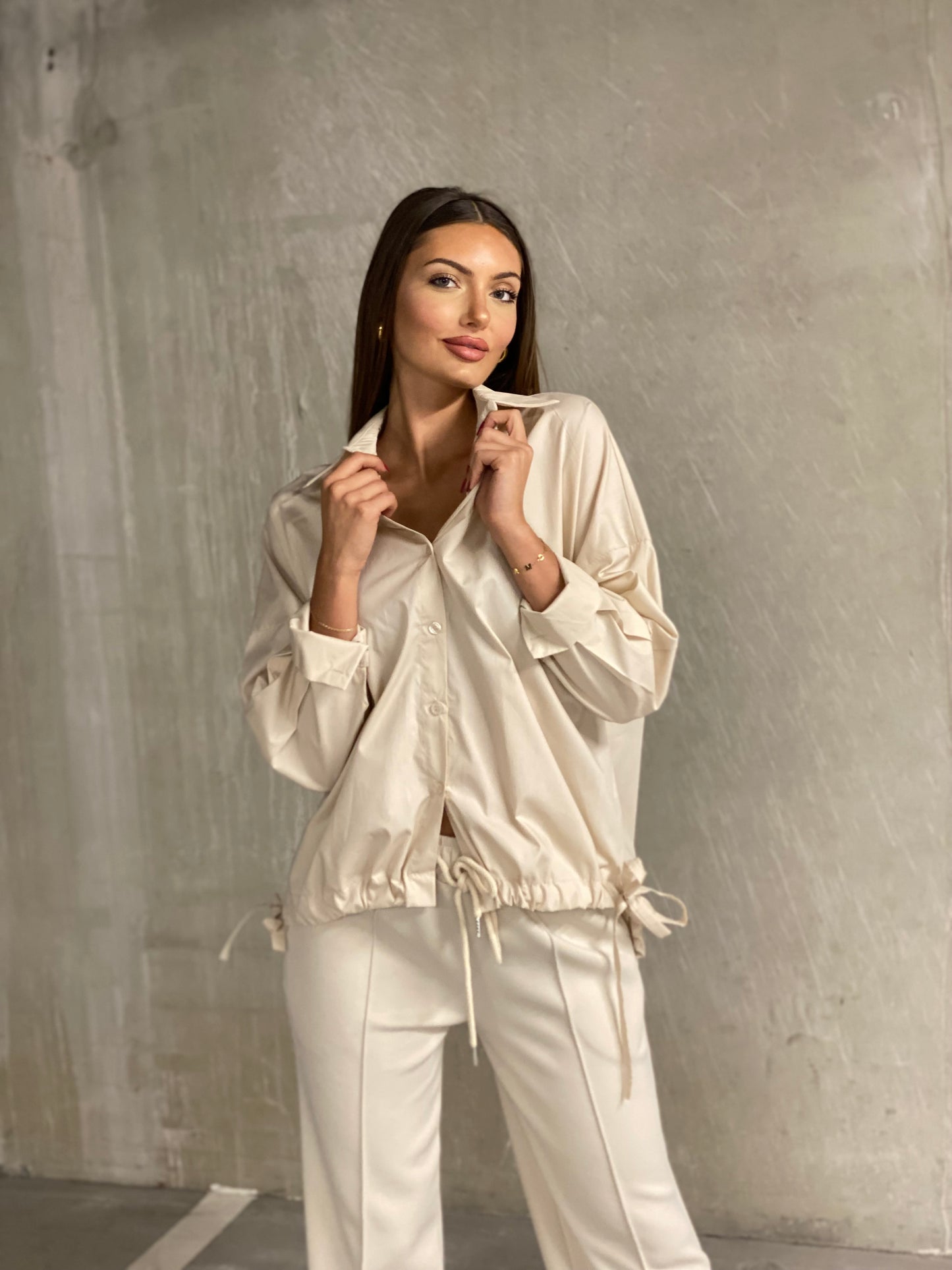 Chemise aurélie beige