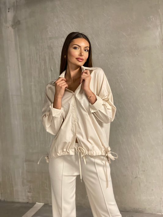 Chemise aurélie beige