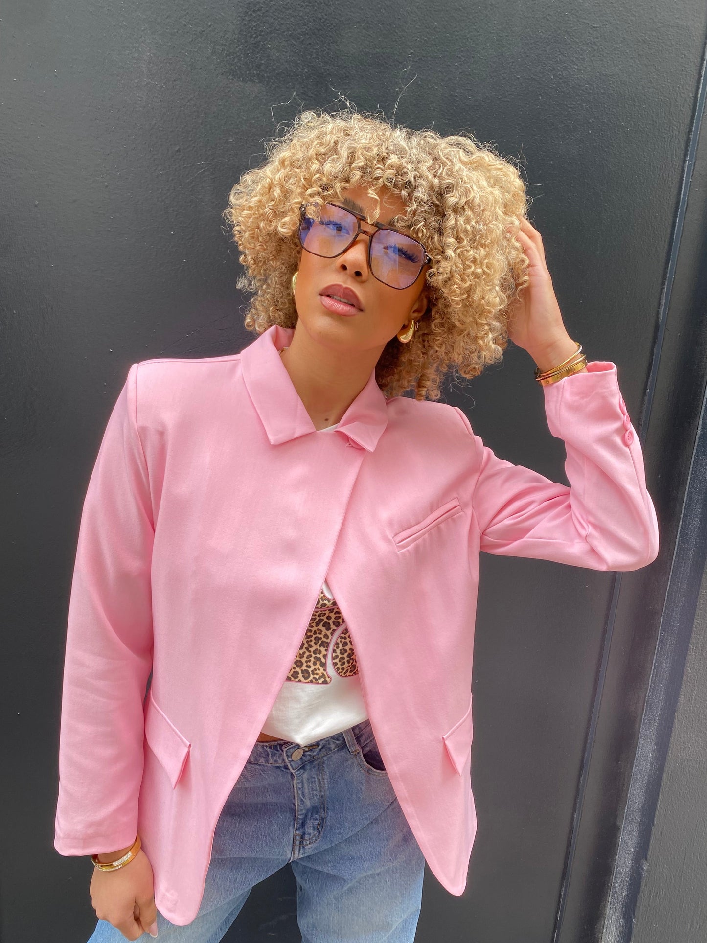 Blazer Kenza, Rose