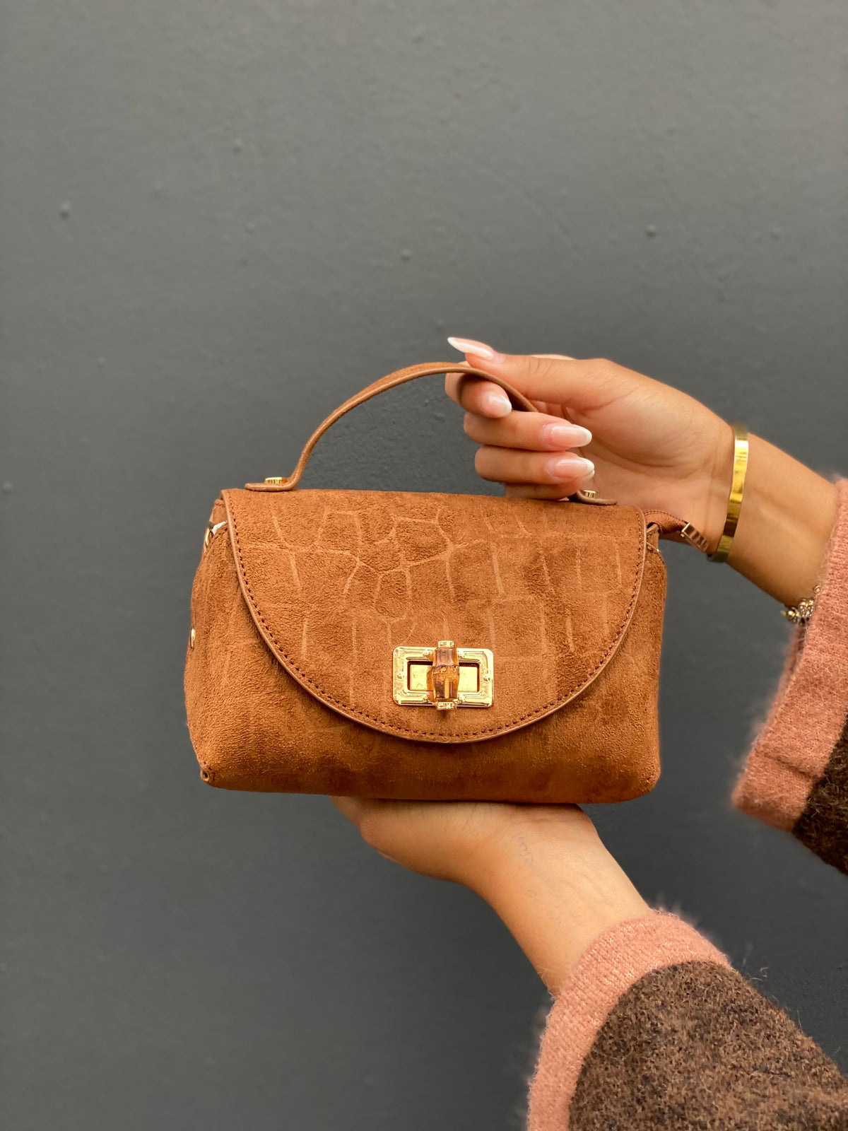 Sac boucle camel