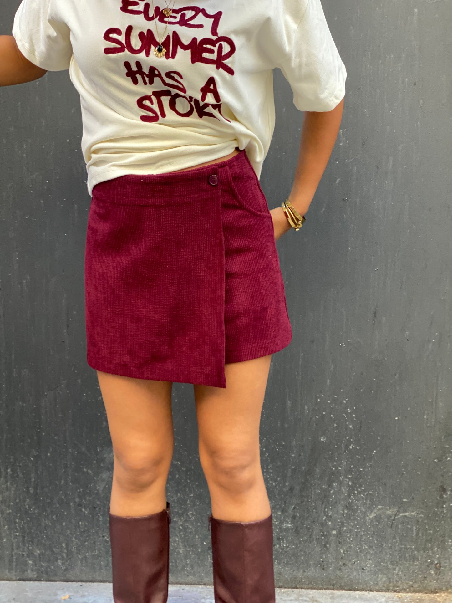 Jupe short, Véro