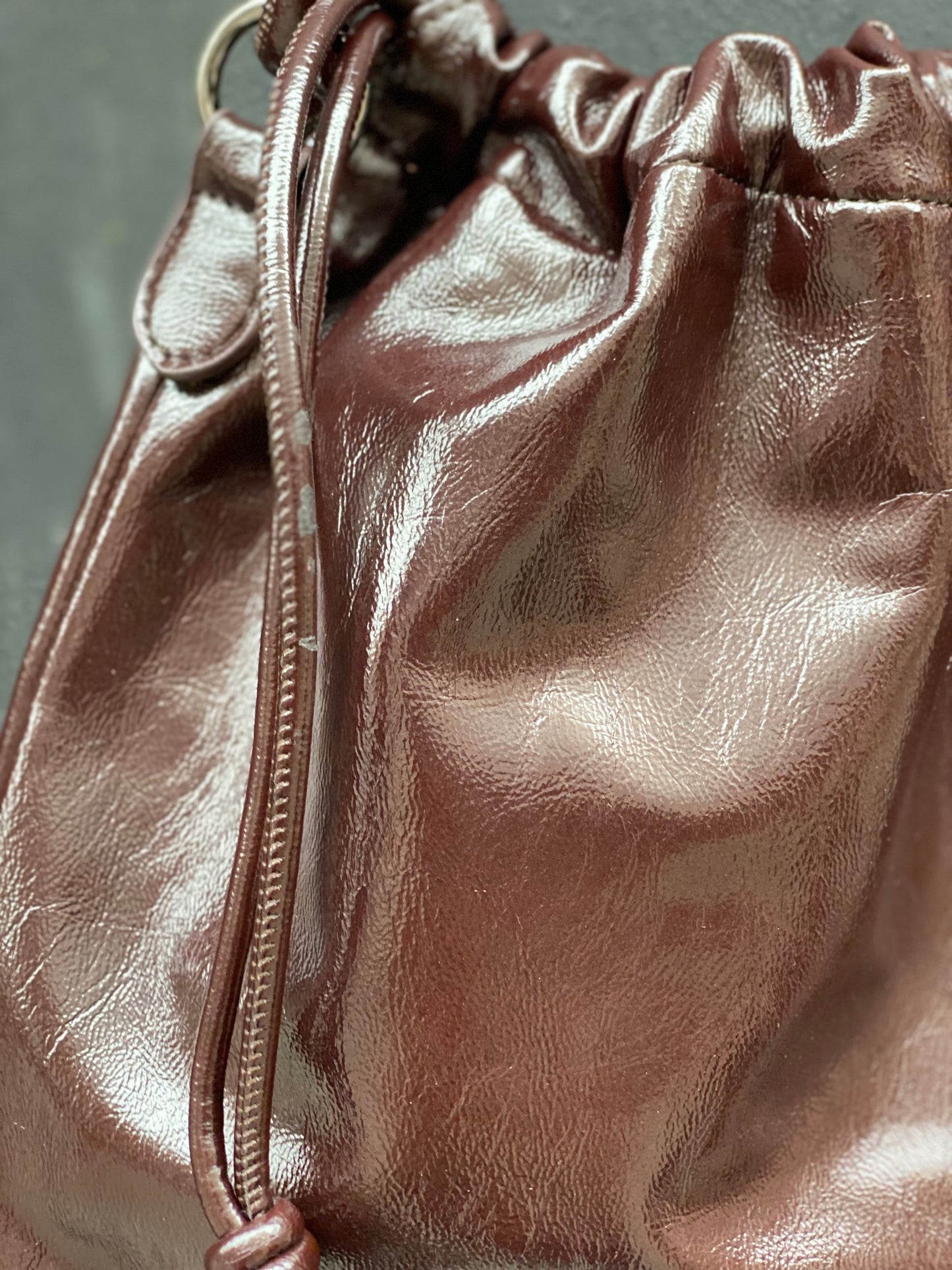 Sac vernis brun
