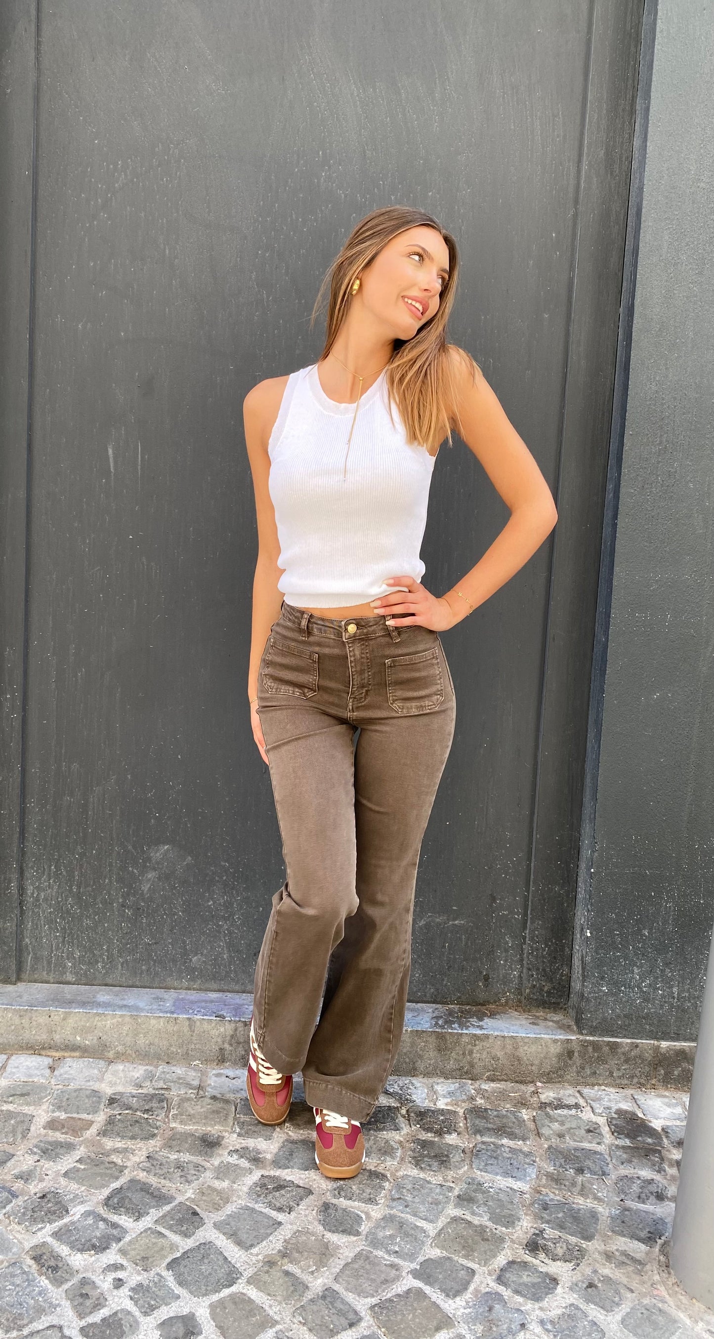 Jeans Vita  brun