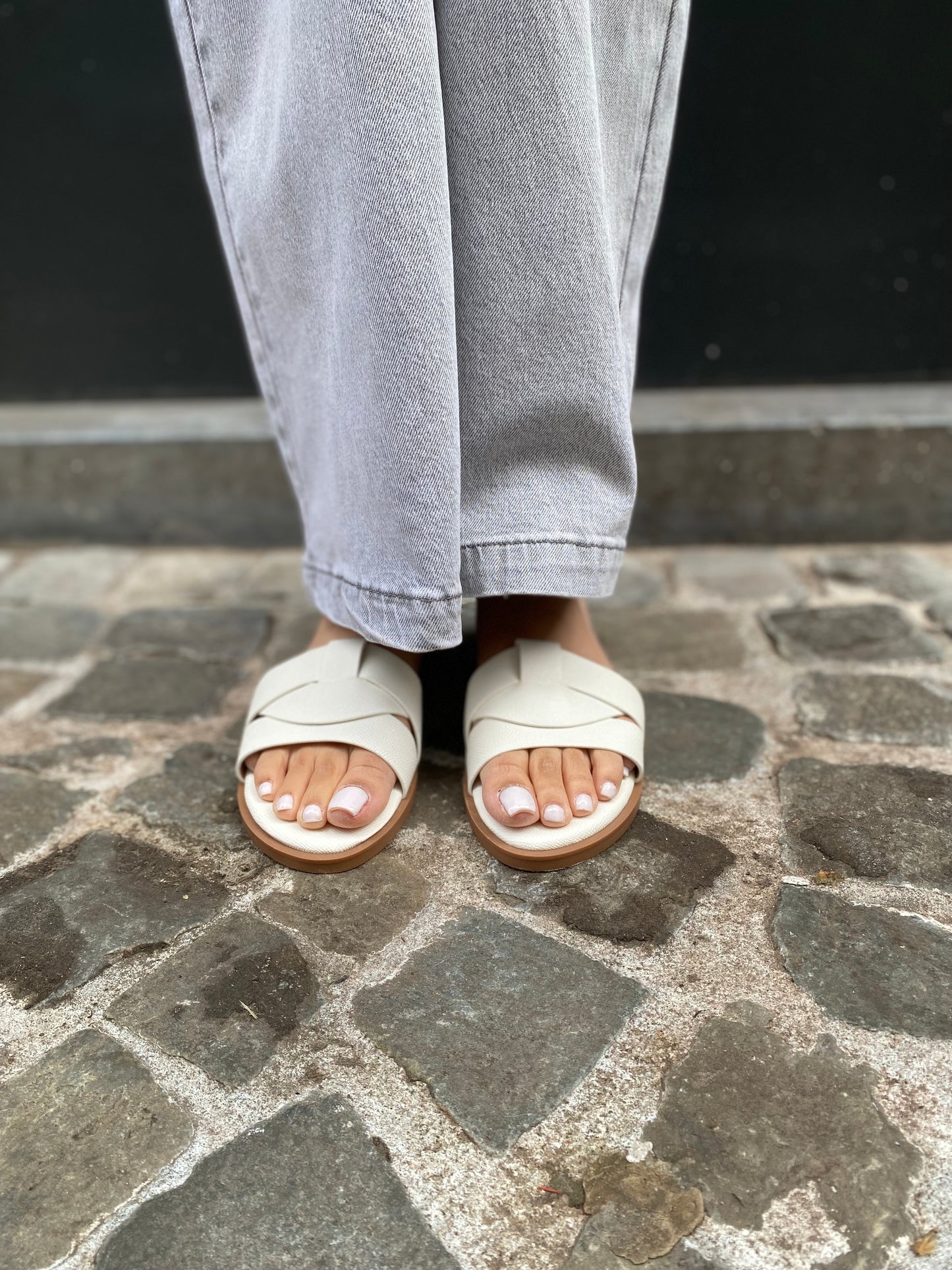 Claquettes blanches