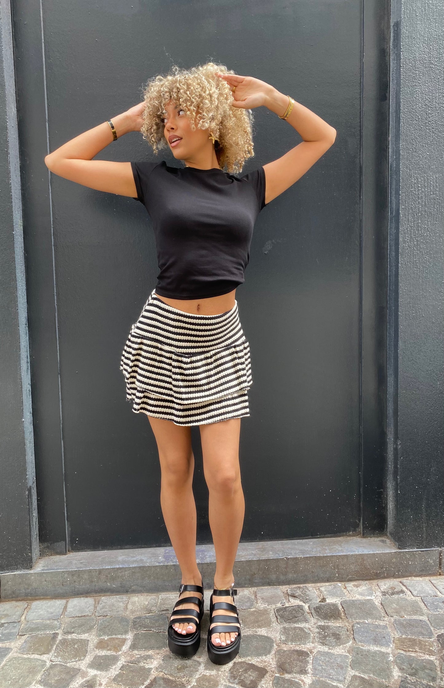 Jupe short marine