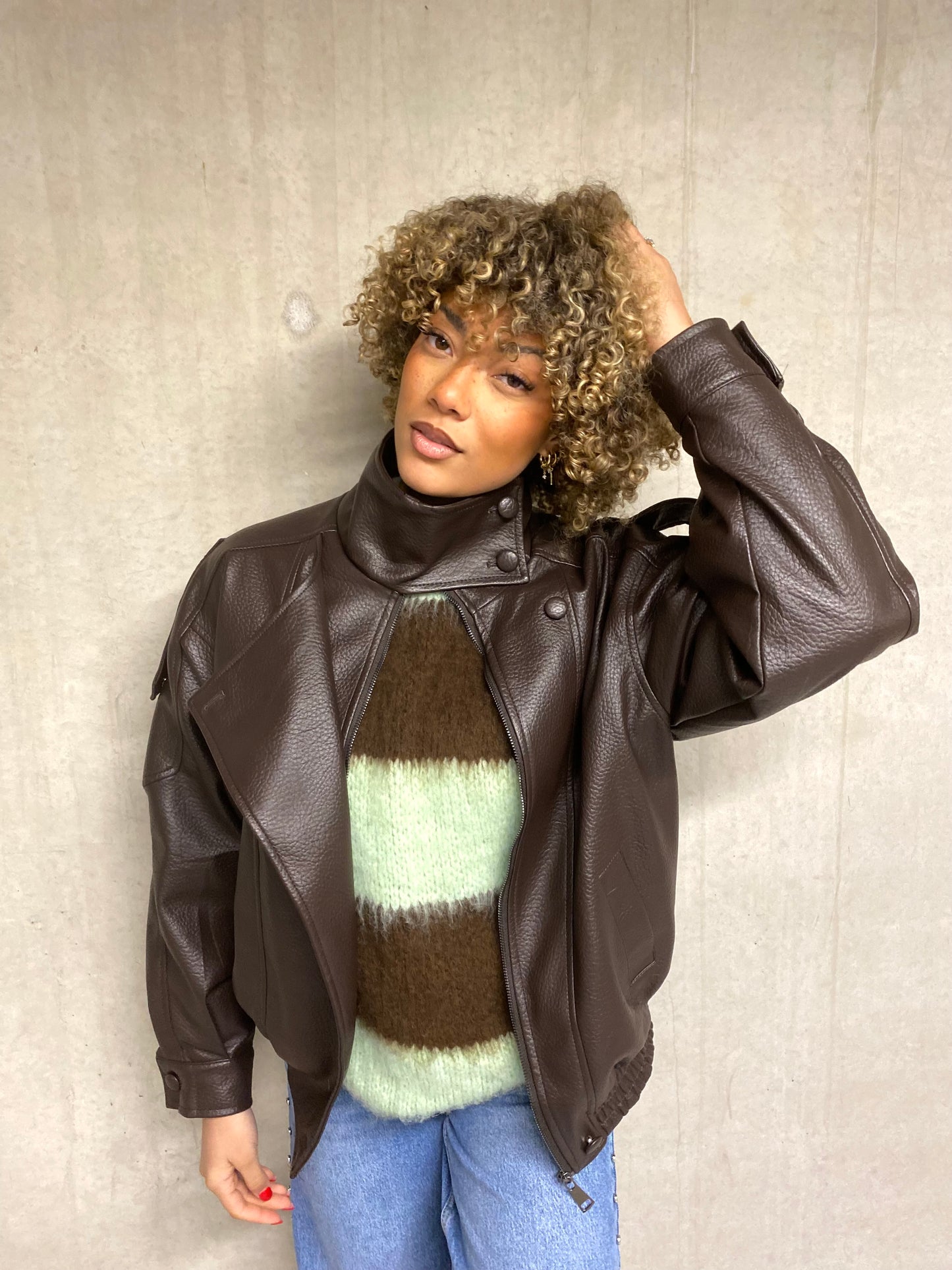 Veste Zara.T choco