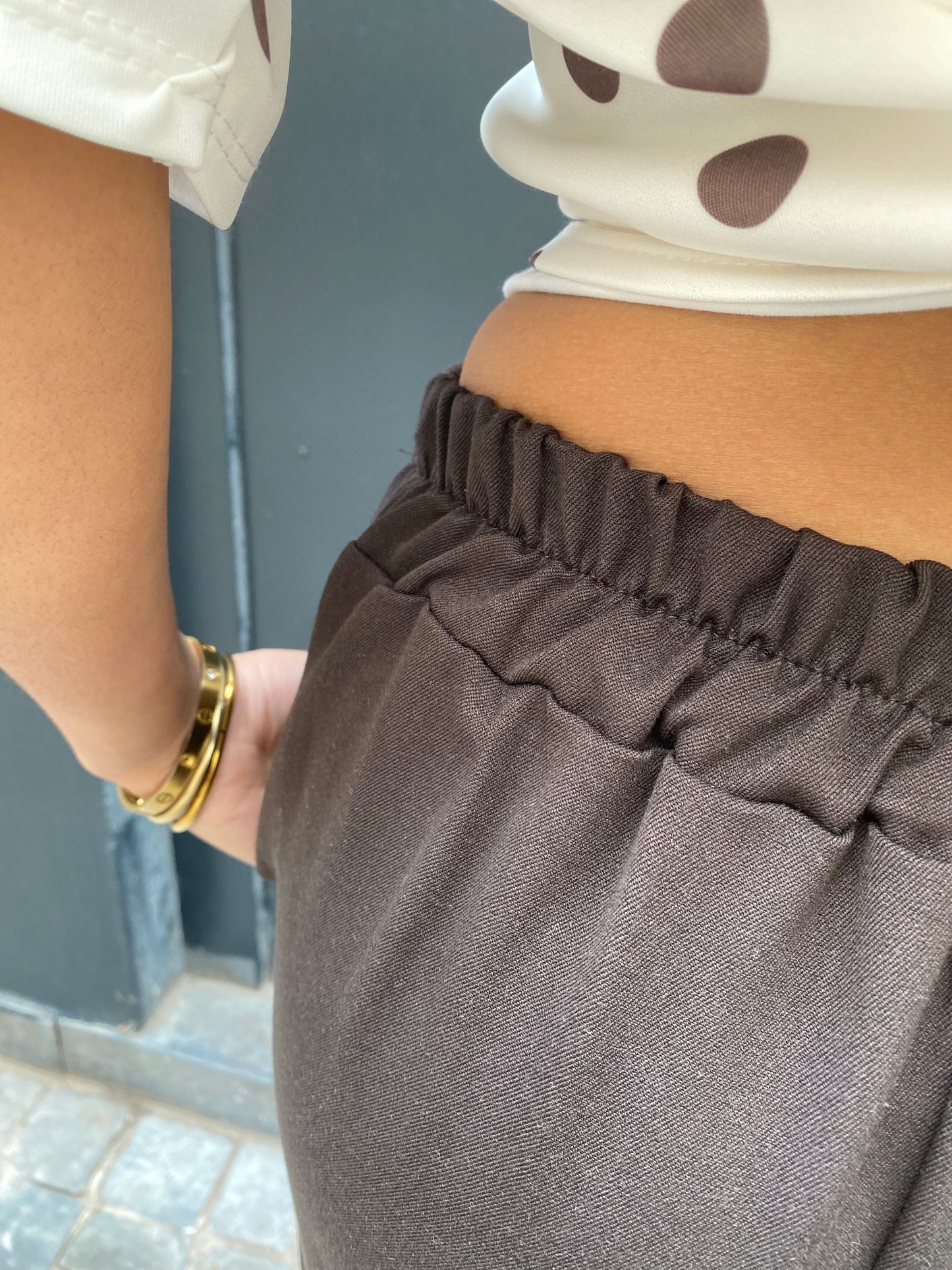 Pantalon Somi brun