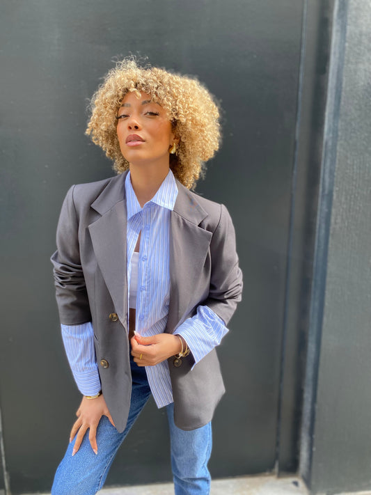 Blazer Éva gris