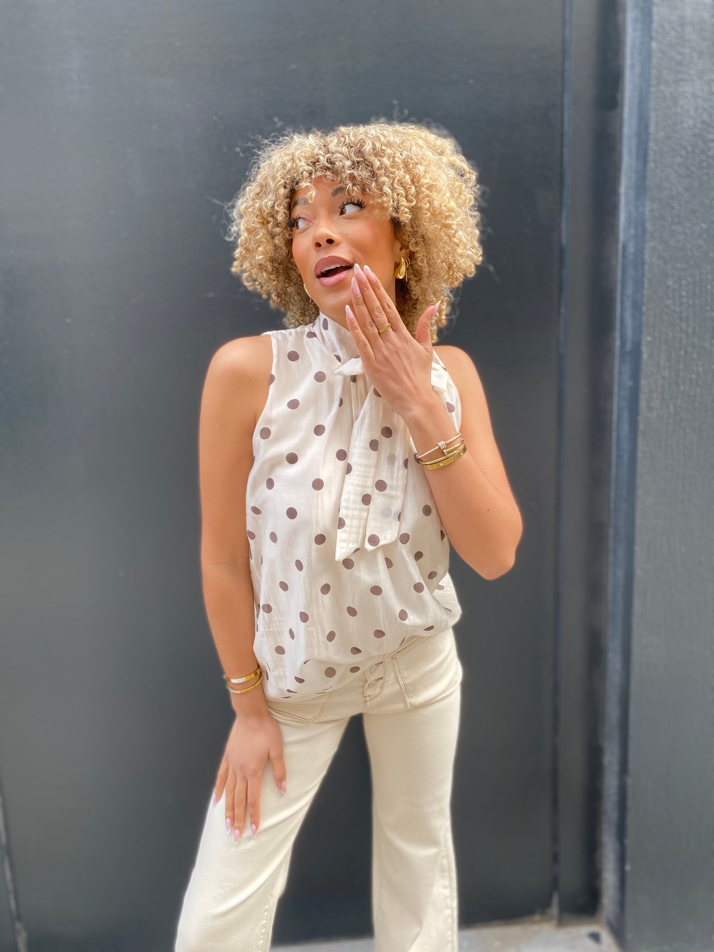 Blouse Zia beige