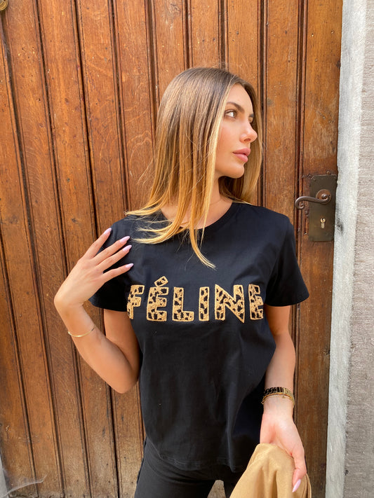 T-shirt Féline