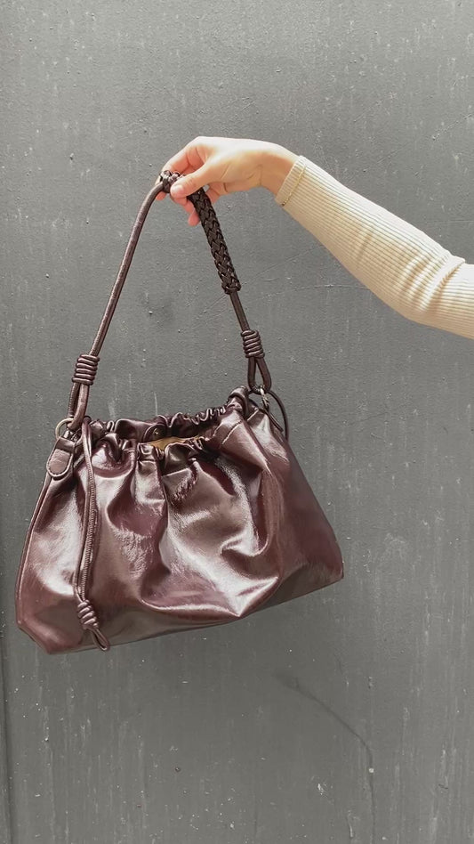 Sac vernis brun